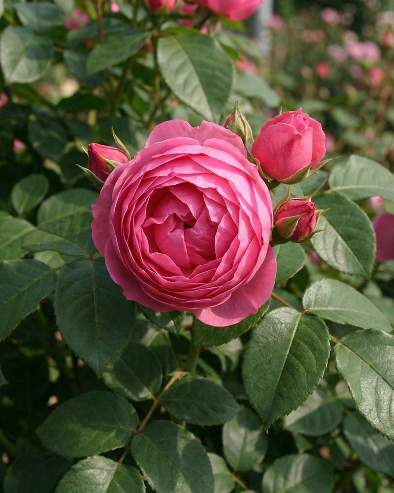 Pomponella_1 Beetrose 'Pomponella' – Bild 1